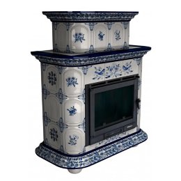 Каминная облицовка КимрПечь Прованс пристенная двухъярусная Дельфт